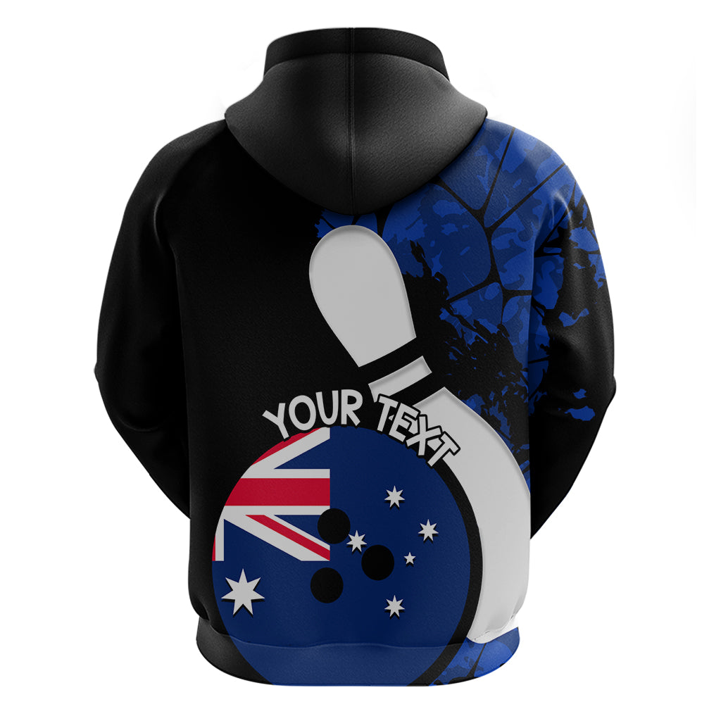 Personalised Australia Bowling Born To Bowl Hoodie Grunge Style