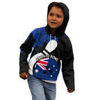 Personalised Australia Bowling Born To Bowl Kid Hoodie Grunge Style