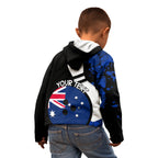 Personalised Australia Bowling Born To Bowl Kid Hoodie Grunge Style