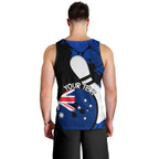 Personalised Australia Bowling Born To Bowl Men Tank Top Grunge Style