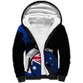 Personalised Australia Bowling Born To Bowl Sherpa Hoodie Grunge Style