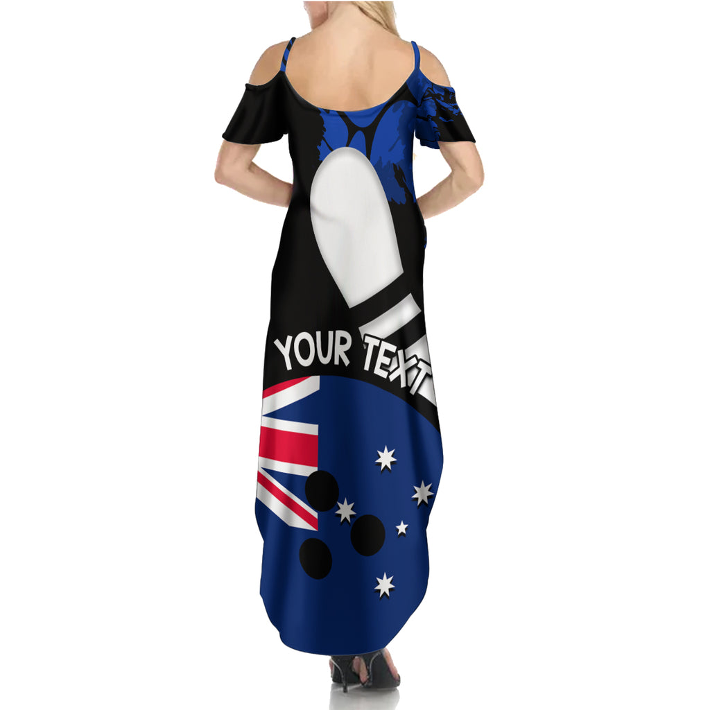 Personalised Australia Bowling Born To Bowl Summer Maxi Dress Grunge Style