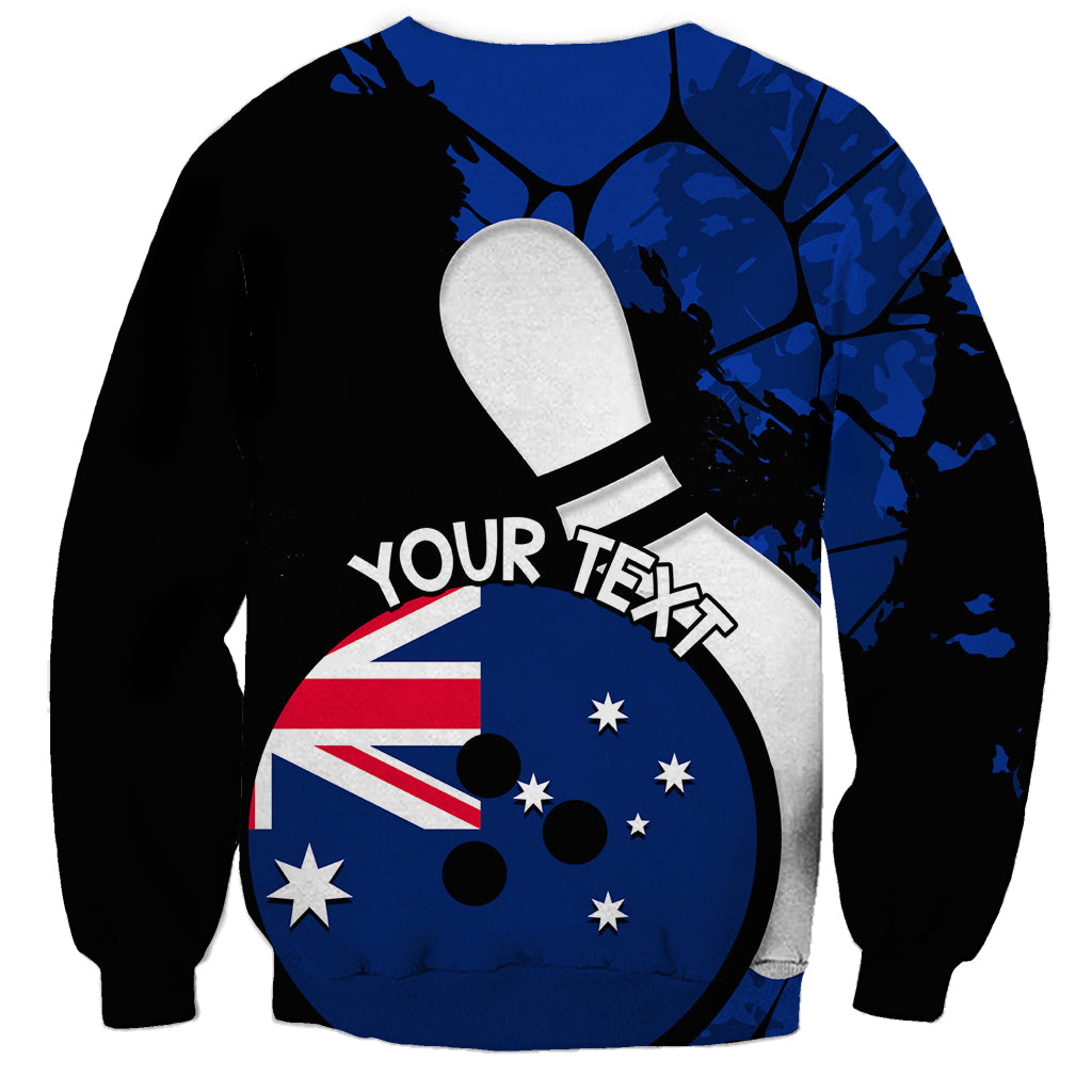 Personalised Australia Bowling Born To Bowl Sweatshirt Grunge Style