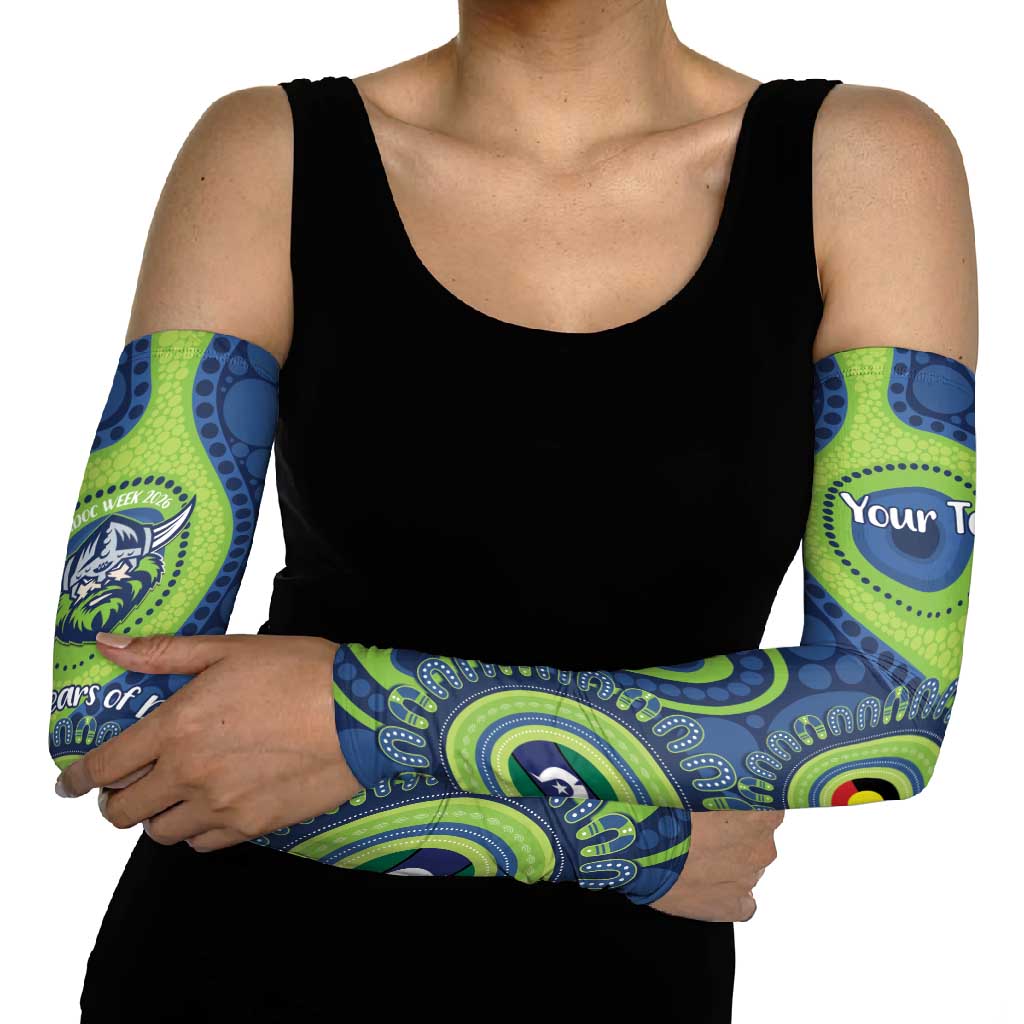 Canberra Raiders NAIDOC Week 2026 Personalised Arm Sleeves 50 Years of Deadly Aboriginal Art