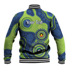 Canberra Raiders NAIDOC Week 2026 Personalised Baseball Jacket 50 Years of Deadly Aboriginal Art