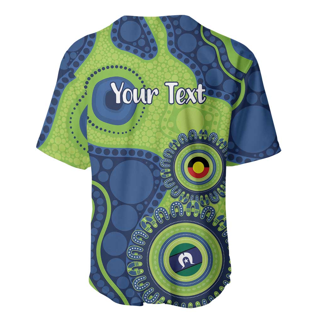 Canberra Raiders NAIDOC Week 2026 Personalised Baseball Jersey 50 Years of Deadly Aboriginal Art