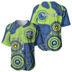 Canberra Raiders NAIDOC Week 2026 Personalised Baseball Jersey 50 Years of Deadly Aboriginal Art
