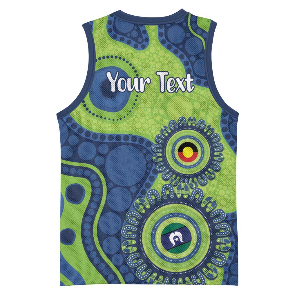 Canberra Raiders NAIDOC Week 2026 Personalised Basketball Jersey 50 Years of Deadly Aboriginal Art