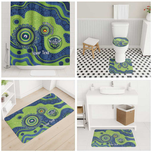 Canberra Raiders NAIDOC Week 2026 Personalised Bathroom Set 50 Years of Deadly Aboriginal Art