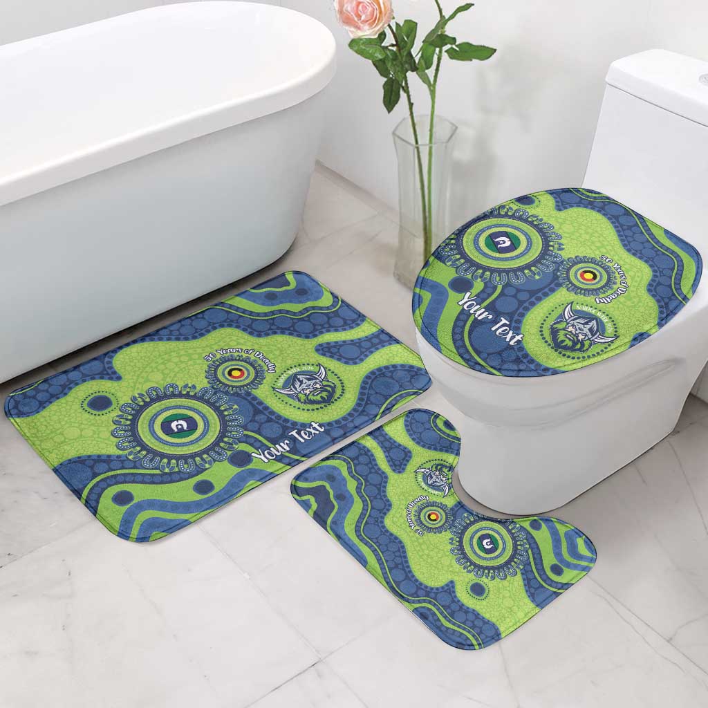 Canberra Raiders NAIDOC Week 2026 Personalised Bathroom Set 50 Years of Deadly Aboriginal Art