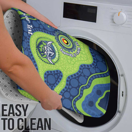 Canberra Raiders NAIDOC Week 2026 Personalised Bathroom Set 50 Years of Deadly Aboriginal Art