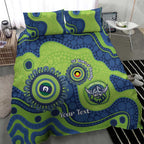 Canberra Raiders NAIDOC Week 2026 Personalised Bedding Set 50 Years of Deadly Aboriginal Art