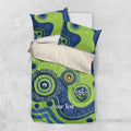 Canberra Raiders NAIDOC Week 2026 Personalised Bedding Set 50 Years of Deadly Aboriginal Art