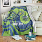 Canberra Raiders NAIDOC Week 2026 Personalised Blanket 50 Years of Deadly Aboriginal Art