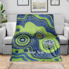 Canberra Raiders NAIDOC Week 2026 Personalised Blanket 50 Years of Deadly Aboriginal Art