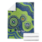Canberra Raiders NAIDOC Week 2026 Personalised Blanket 50 Years of Deadly Aboriginal Art