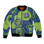 Canberra Raiders NAIDOC Week 2026 Personalised Bomber Jacket 50 Years of Deadly Aboriginal Art