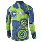 Canberra Raiders NAIDOC Week 2026 Personalised Button Sweatshirt 50 Years of Deadly Aboriginal Art