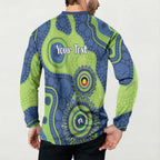 Canberra Raiders NAIDOC Week 2026 Personalised Button Sweatshirt 50 Years of Deadly Aboriginal Art