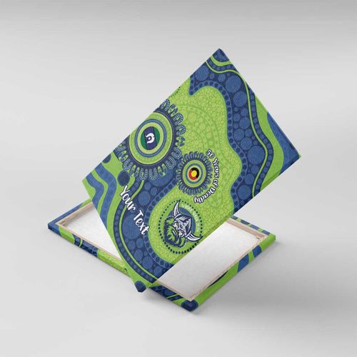 Canberra Raiders NAIDOC Week 2026 Personalised Canvas Wall Art 50 Years of Deadly Aboriginal Art