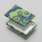 Canberra Raiders NAIDOC Week 2026 Personalised Canvas Wall Art 50 Years of Deadly Aboriginal Art