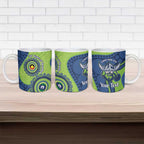 Canberra Raiders NAIDOC Week 2026 Personalised Ceramic Mug 50 Years of Deadly Aboriginal Art