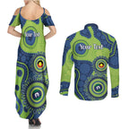 Canberra Raiders NAIDOC Week 2026 Personalised Couples Matching Summer Maxi Dress and Long Sleeve Button Shirt 50 Years of Deadly Aboriginal Art