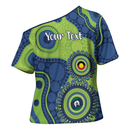 Canberra Raiders NAIDOC Week 2026 Personalised Cross Shoulder Shirt 50 Years of Deadly Aboriginal Art