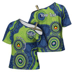 Canberra Raiders NAIDOC Week 2026 Personalised Cross Shoulder Shirt 50 Years of Deadly Aboriginal Art