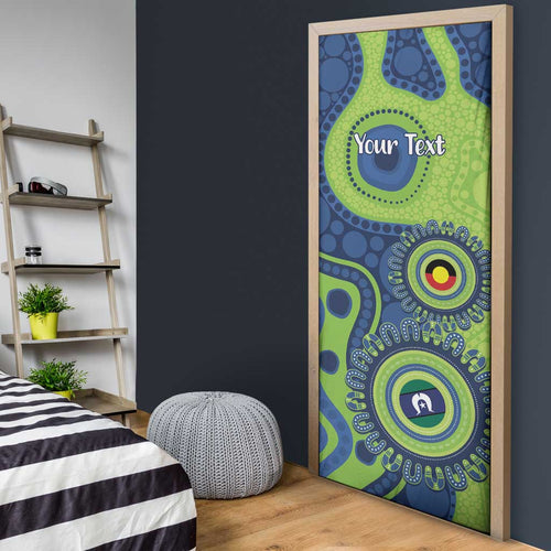 Canberra Raiders NAIDOC Week 2026 Personalised Door Cover 50 Years of Deadly Aboriginal Art