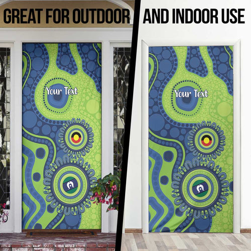 Canberra Raiders NAIDOC Week 2026 Personalised Door Cover 50 Years of Deadly Aboriginal Art