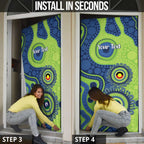 Canberra Raiders NAIDOC Week 2026 Personalised Door Cover 50 Years of Deadly Aboriginal Art