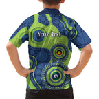 Canberra Raiders NAIDOC Week 2026 Personalised Family Matching Long Sleeve Bodycon Dress and Hawaiian Shirt 50 Years of Deadly Aboriginal Art