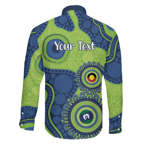 Canberra Raiders NAIDOC Week 2026 Personalised Family Matching Summer Maxi Dress and Hawaiian Shirt 50 Years of Deadly Aboriginal Art