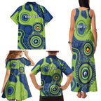 Canberra Raiders NAIDOC Week 2026 Personalised Family Matching Tank Maxi Dress and Hawaiian Shirt 50 Years of Deadly Aboriginal Art