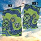 Canberra Raiders NAIDOC Week 2026 Personalised Garden Flag 50 Years of Deadly Aboriginal Art