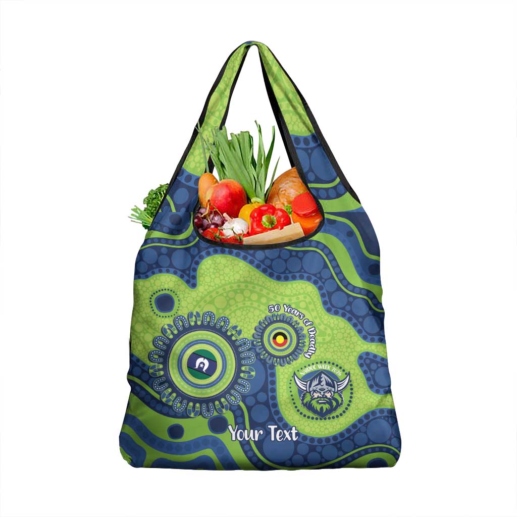Canberra Raiders NAIDOC Week 2026 Personalised Grocery Bag 50 Years of Deadly Aboriginal Art