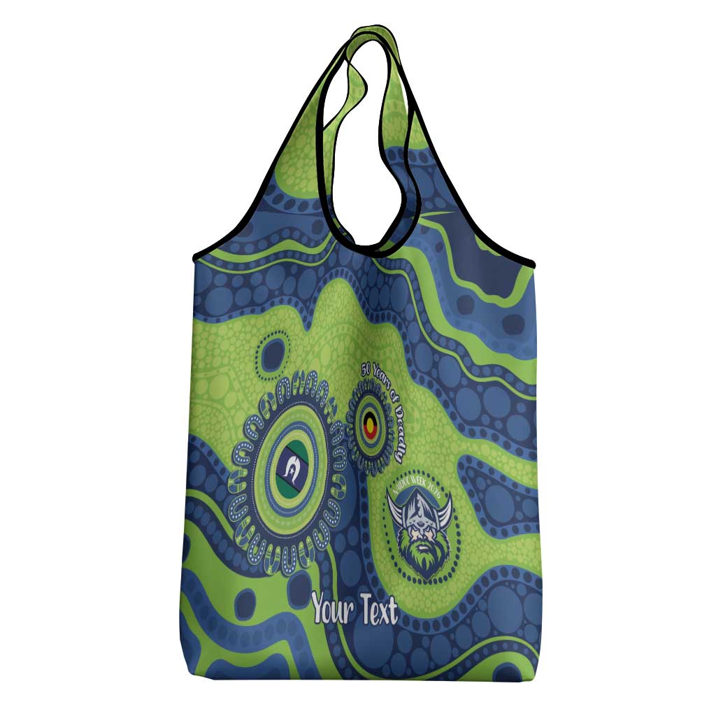 Canberra Raiders NAIDOC Week 2026 Personalised Grocery Bag 50 Years of Deadly Aboriginal Art