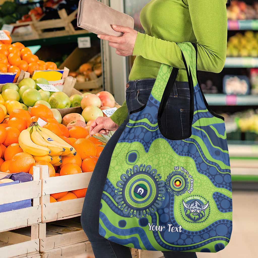 Canberra Raiders NAIDOC Week 2026 Personalised Grocery Bag 50 Years of Deadly Aboriginal Art