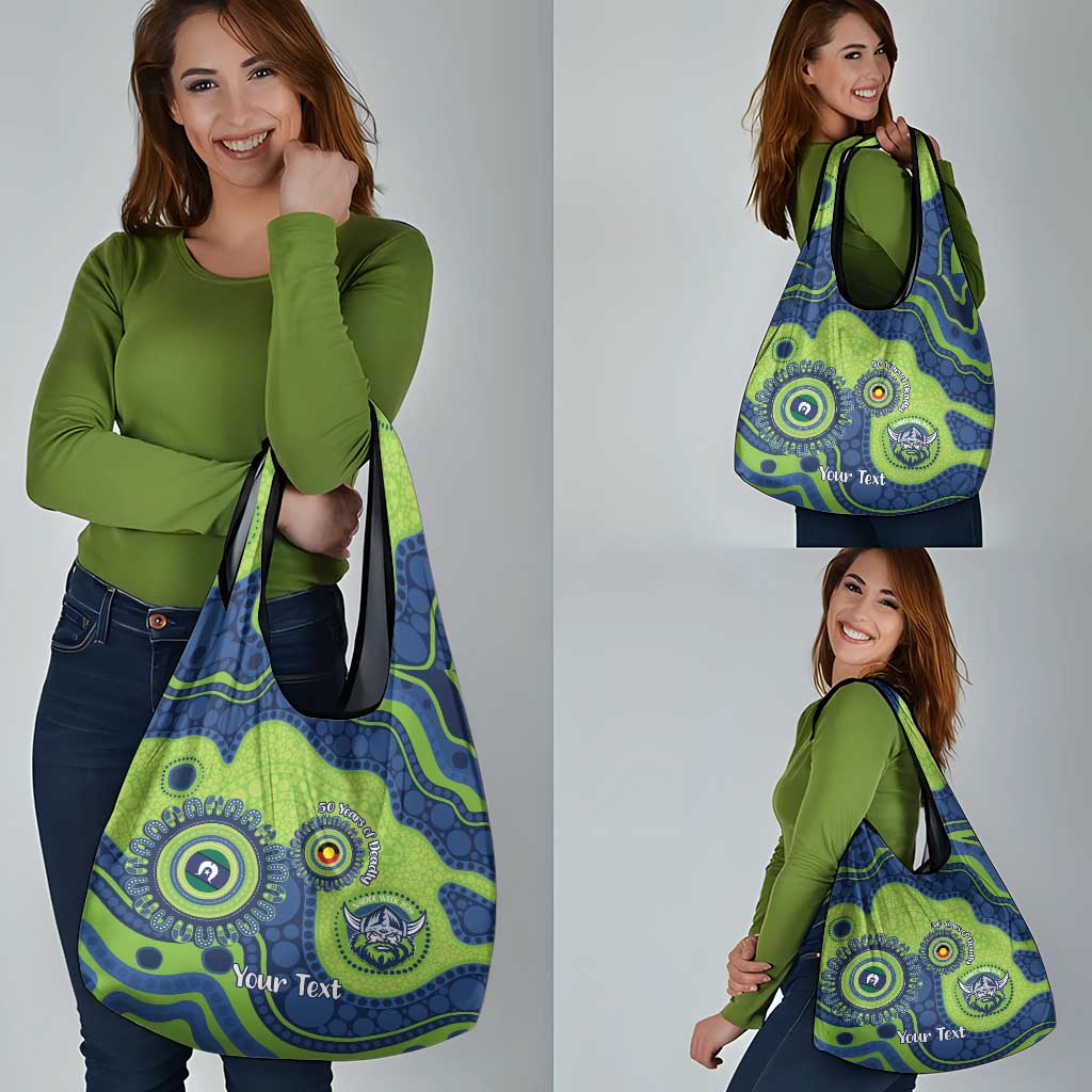Canberra Raiders NAIDOC Week 2026 Personalised Grocery Bag 50 Years of Deadly Aboriginal Art
