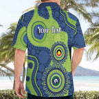 Canberra Raiders NAIDOC Week 2026 Personalised Hawaiian Shirt 50 Years of Deadly Aboriginal Art