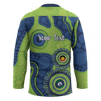 Canberra Raiders NAIDOC Week 2026 Personalised Hockey Jersey 50 Years of Deadly Aboriginal Art
