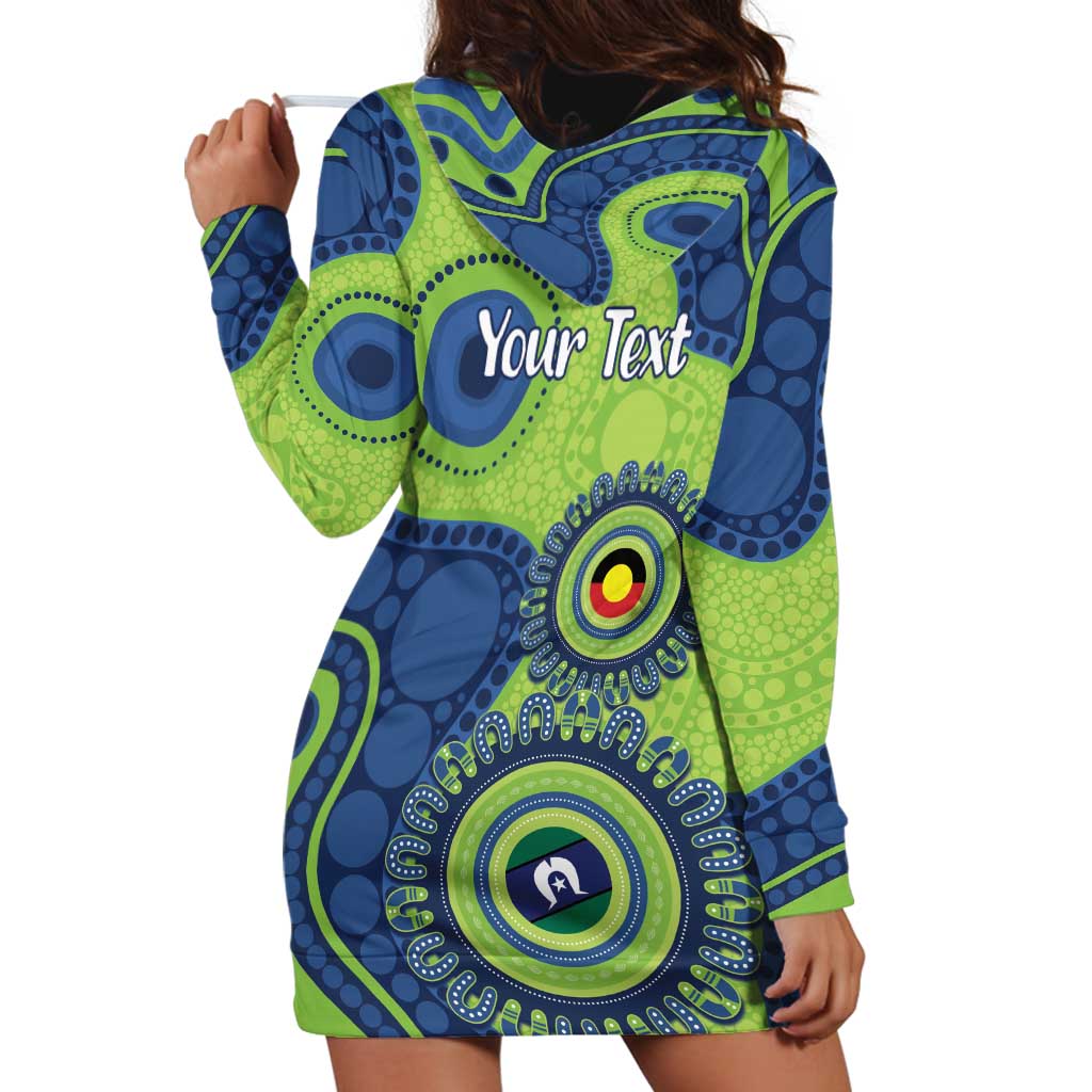 Canberra Raiders NAIDOC Week 2026 Personalised Hoodie Dress 50 Years of Deadly Aboriginal Art
