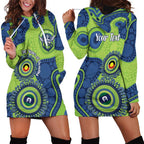 Canberra Raiders NAIDOC Week 2026 Personalised Hoodie Dress 50 Years of Deadly Aboriginal Art