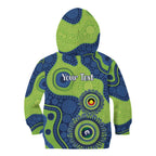 Canberra Raiders NAIDOC Week 2026 Personalised Kid Hoodie 50 Years of Deadly Aboriginal Art