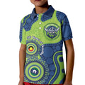 Canberra Raiders NAIDOC Week 2026 Personalised Kid Polo Shirt 50 Years of Deadly Aboriginal Art