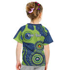 Canberra Raiders NAIDOC Week 2026 Personalised Kid T Shirt 50 Years of Deadly Aboriginal Art