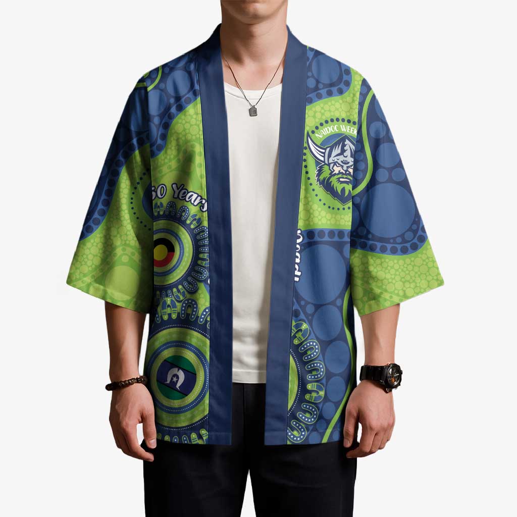 Canberra Raiders NAIDOC Week 2026 Personalised Kimono 50 Years of Deadly Aboriginal Art