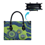 Canberra Raiders NAIDOC Week 2026 Personalised Leather Bag 50 Years of Deadly Aboriginal Art