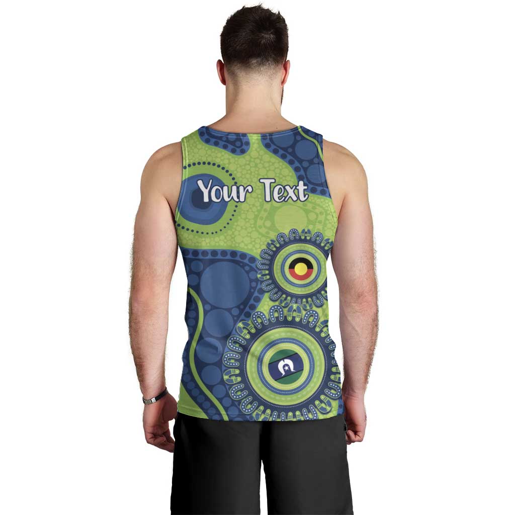 Canberra Raiders NAIDOC Week 2026 Personalised Men Tank Top 50 Years of Deadly Aboriginal Art